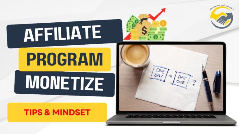 Make money first day with affiliate