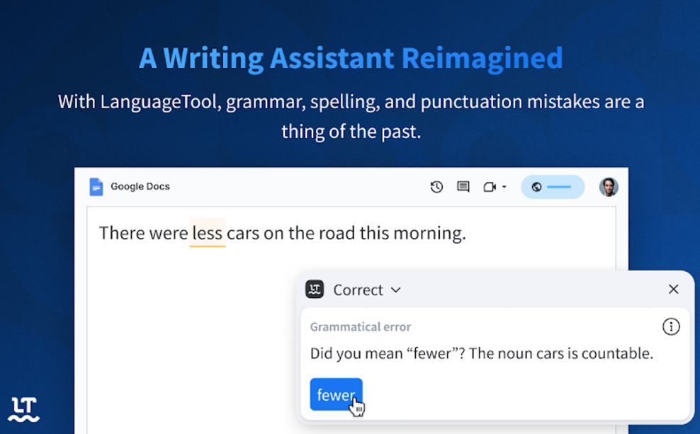 AI Grammar Checker & Paraphraser LanguageTool