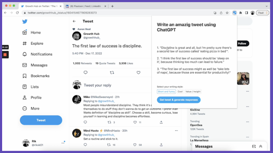 tweetGPT-chatgpt extension