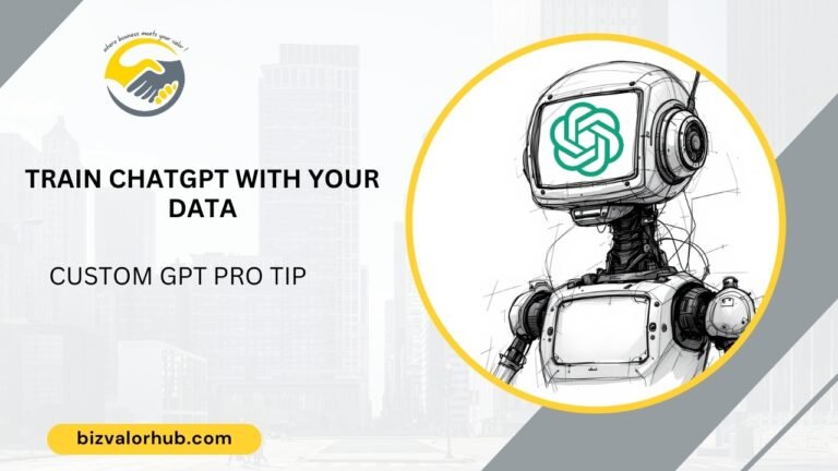 Train ChatGPT With Your Data